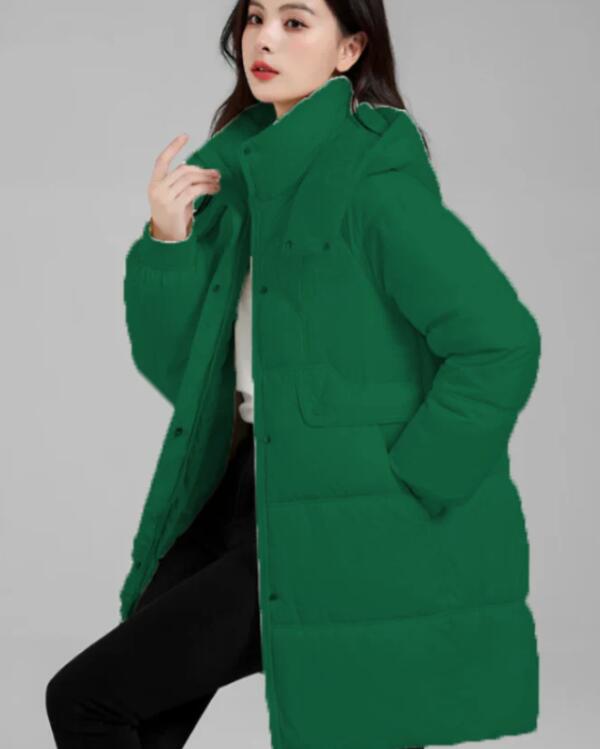 WINTER WATERPROOF HOODED LONGJACKET #CHANGKUANYURONGFU9GE