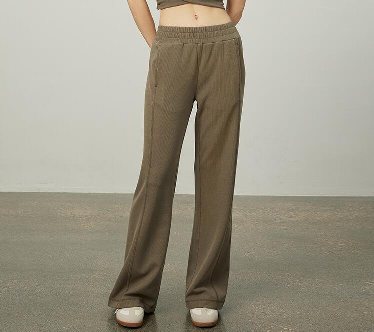 Ribbed Loose women Pants #juzijaixidaikuan