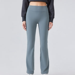 DAW181 # Thin Velvet Flared Pants Yoga Leggings