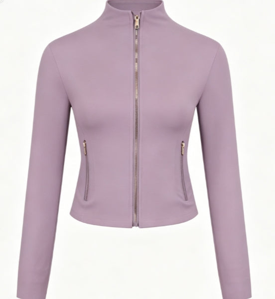 D-002 gold zipper jacket