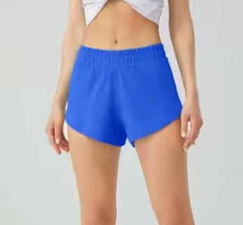88240-2 # Summer shorts solid colors high waist shorts for women
