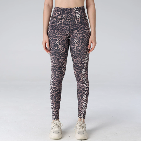 leopard bra short legging