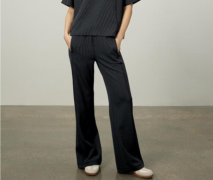 Ribbed Loose women Pants #juzijaixidaikuan