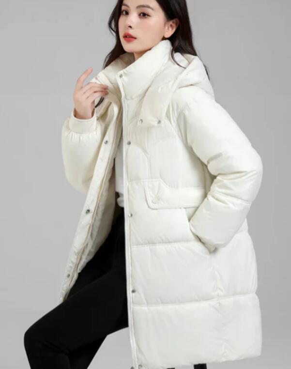 WINTER WATERPROOF HOODED LONGJACKET #CHANGKUANYURONGFU9GE