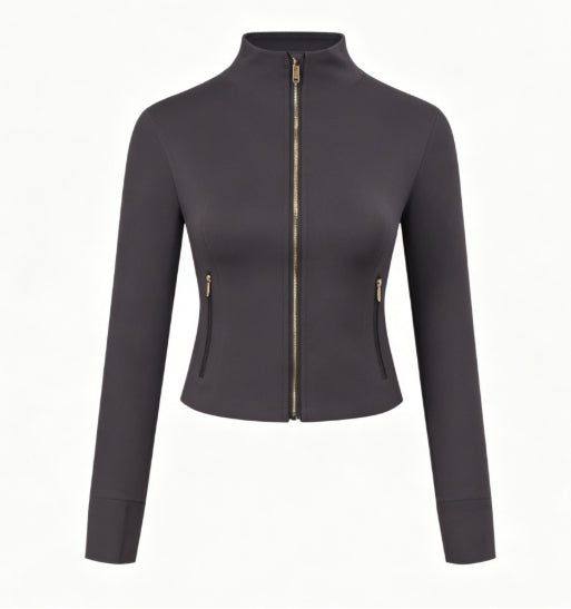 D-002 gold zipper jacket