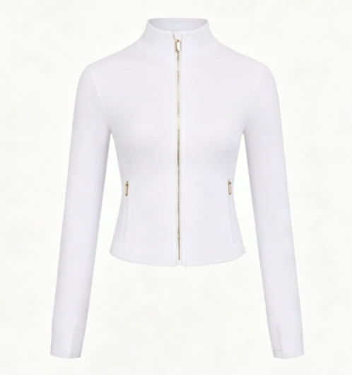 D-002 gold zipper jacket