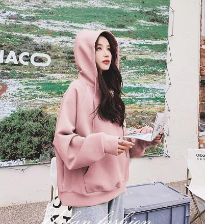 FLEECE PULLOVERS Half zipper hat # shangdong-058