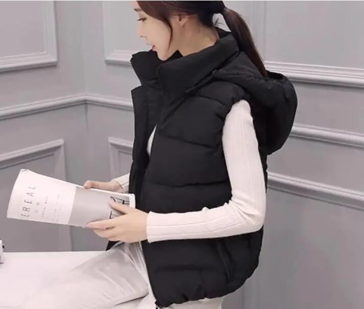 Women Sleeveless Jacket White Duck Down Vest