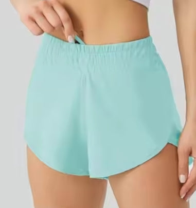 88240-2 # Summer shorts solid colors high waist shorts for women