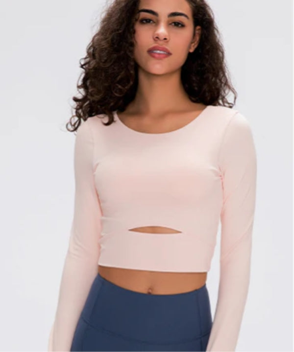 ZH-S2032 # LONG SLEEVED TOP WITH CHEST