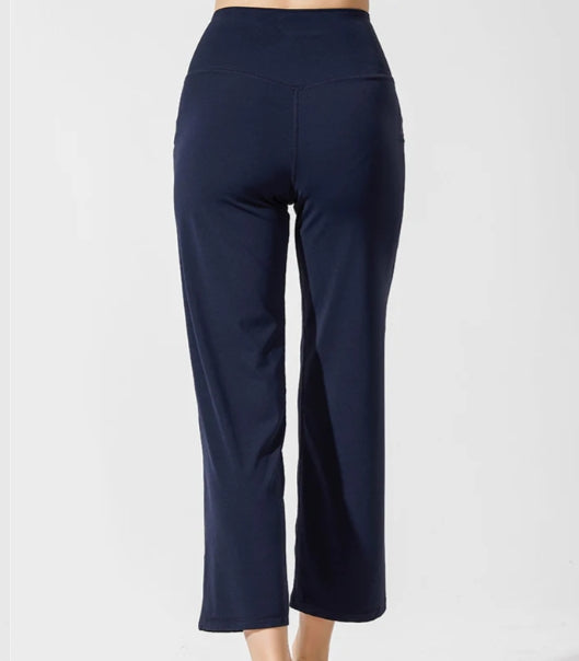 Women Slim Yoga Leggings Casual Flare Pants # GD-BFL2001-Leg