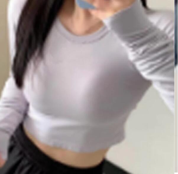 WOMEN SHORTER LONG SLEEVED T-SHIRT #2402
