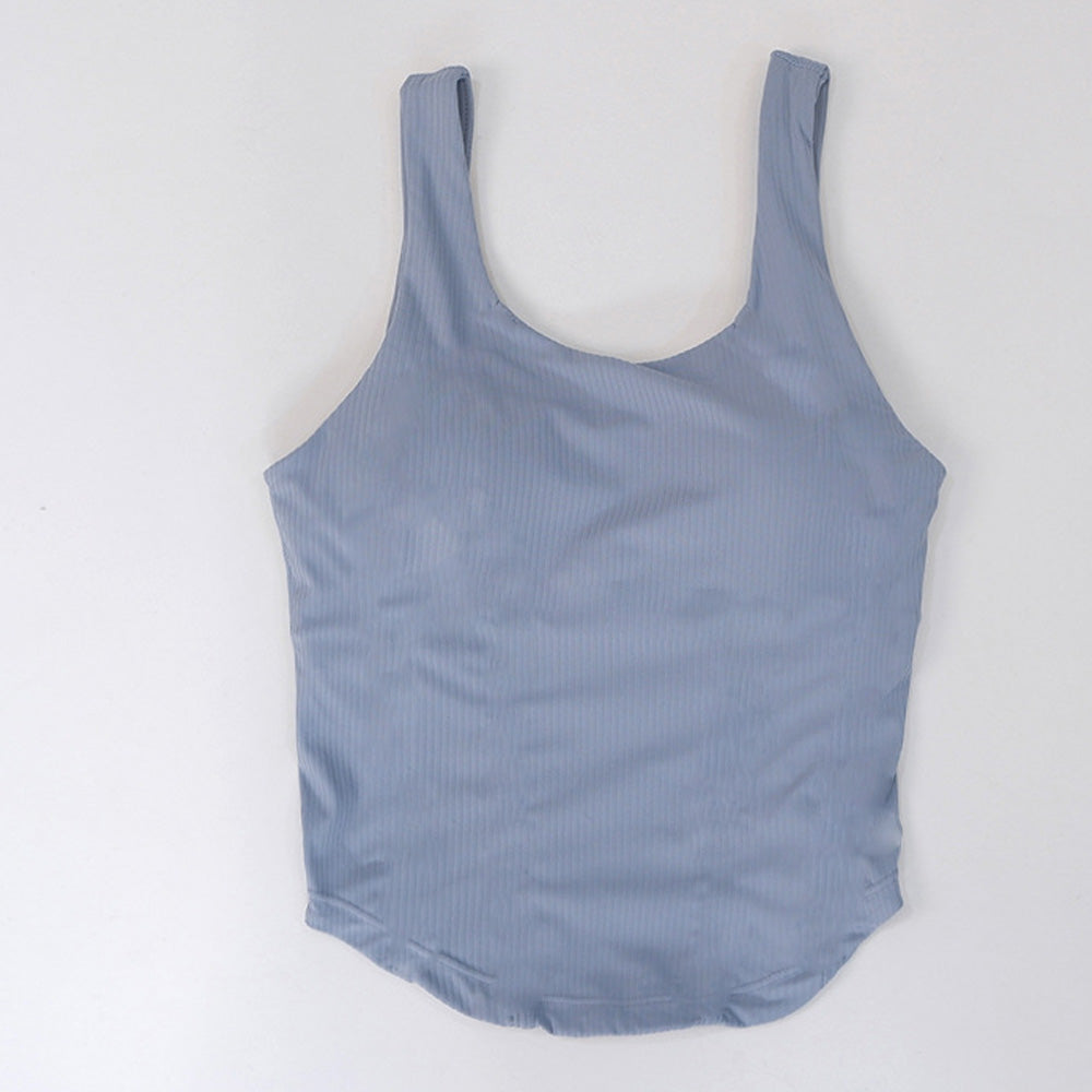 tank sport 4-way stretching ribbed Vest