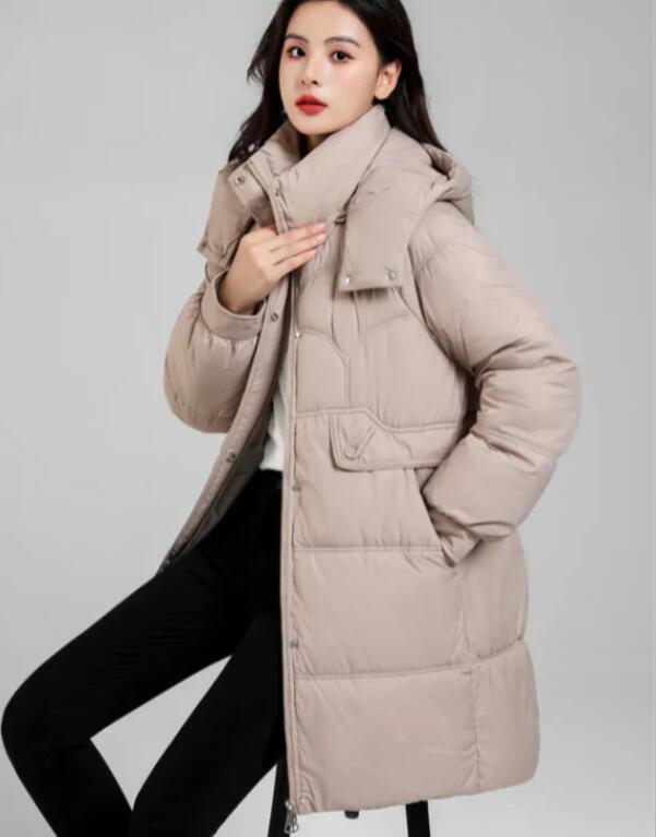 WINTER WATERPROOF HOODED LONGJACKET #CHANGKUANYURONGFU9GE
