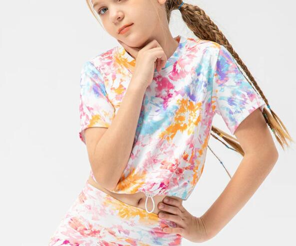 KID LEGGINGS AND BRA SHORT SLEEVE #Kid bra shirt legging