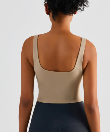 Women Sport Bra Fixed Yoga Vest #  HPWX1494