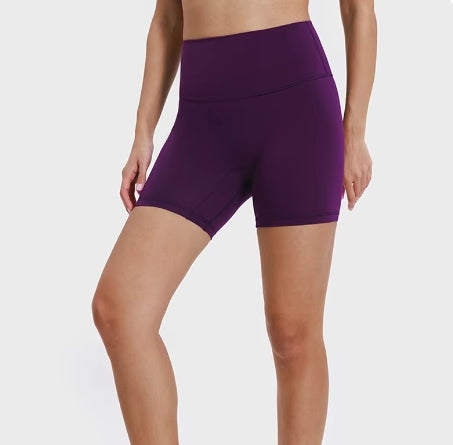 067 # High Waist Shorts Women Stretch Breathable Fitness Sports Leggings