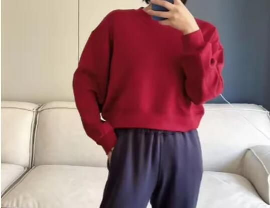 TOPS PULLOVER LONG-SLEEVED HOODIE women