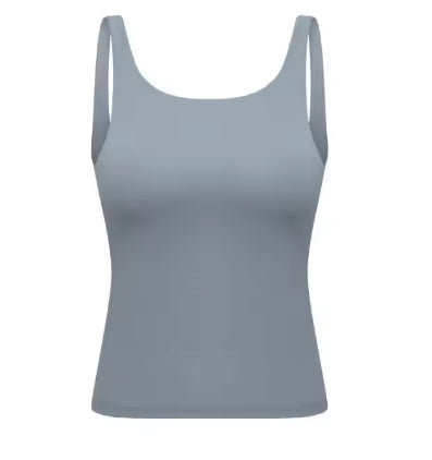 Deep U Neck Tank Tops