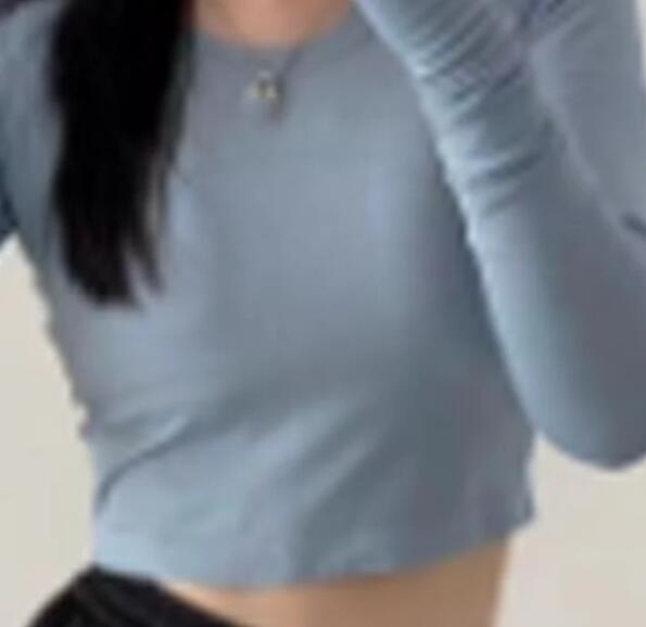 WOMEN SHORTER LONG SLEEVED T-SHIRT #2402