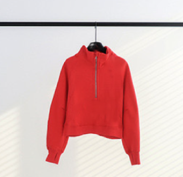 S-009 Half-zip cap collar hoodies
