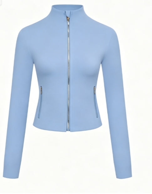 D-002 gold zipper jacket