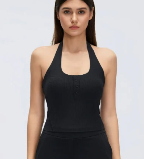D26051 ribbed bra vest