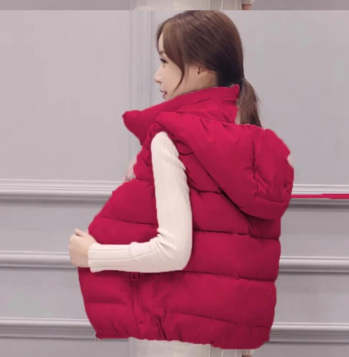 Women Sleeveless Jacket White Duck Down Vest