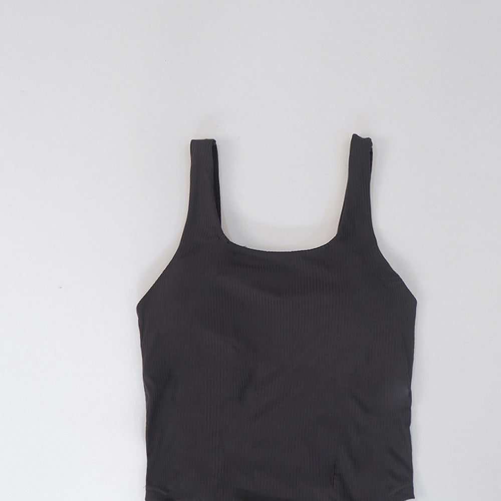 tank sport 4-way stretching ribbed Vest