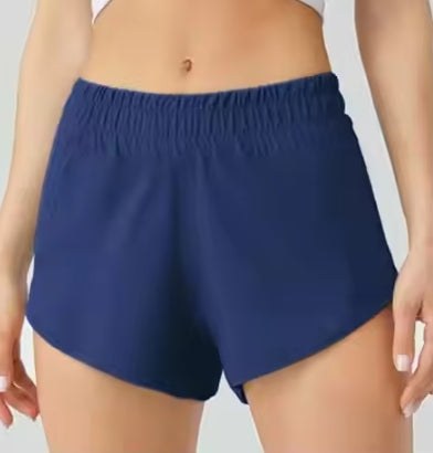 88240-2 # Summer shorts solid colors high waist shorts for women