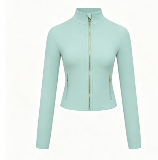 D-002 gold zipper jacket
