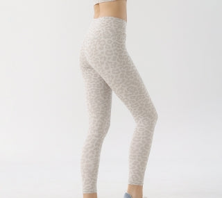 Leopard Skinny Sport Pants #WuYun-010BW-WAIST