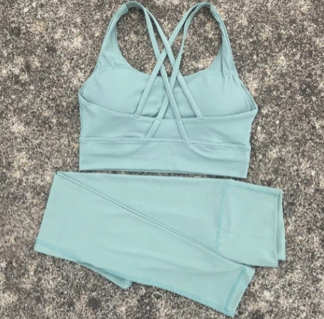 2929+1130 # WOMEN LEGGING 25'' AND BRA SETS