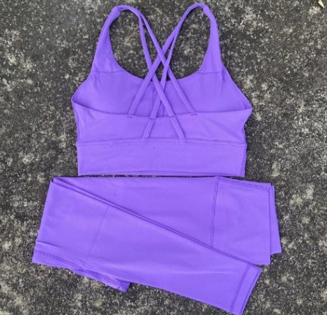 2929+1130 # WOMEN LEGGING 25'' AND BRA SETS