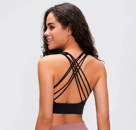 S2010 # Women Yoga Bra Back Cross # ZH-S2010