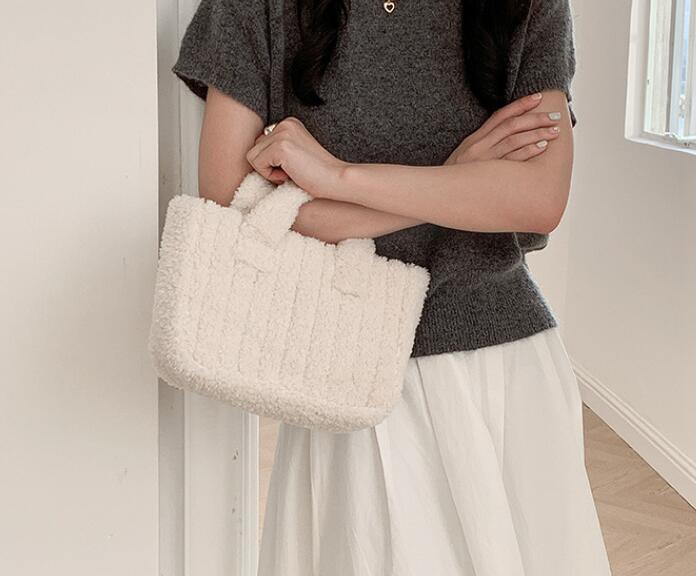 Shoulder Bags Handbags Fleece #shandong-510
