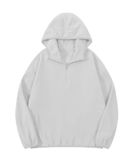 Half Zip Hoodie Women Casual Pullover Sweatshirts Female Tops #SHENZHENNANYOU