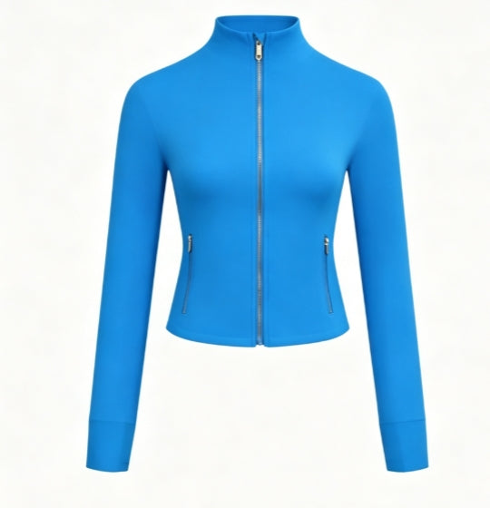 D-002 gold zipper jacket