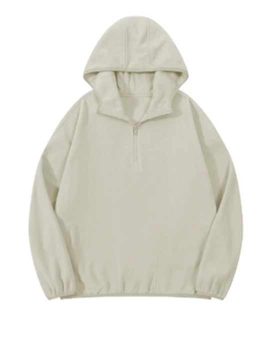 Half Zip Hoodie Women Casual Pullover Sweatshirts Female Tops #SHENZHENNANYOU