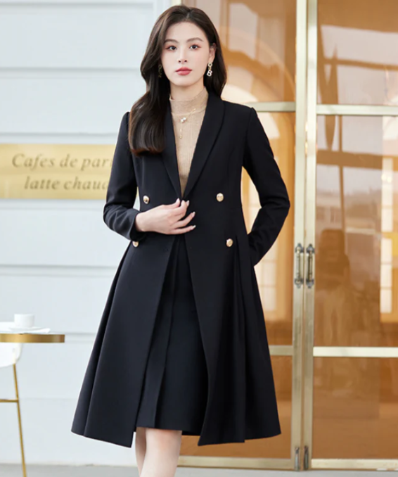 0265 # Women long jacket