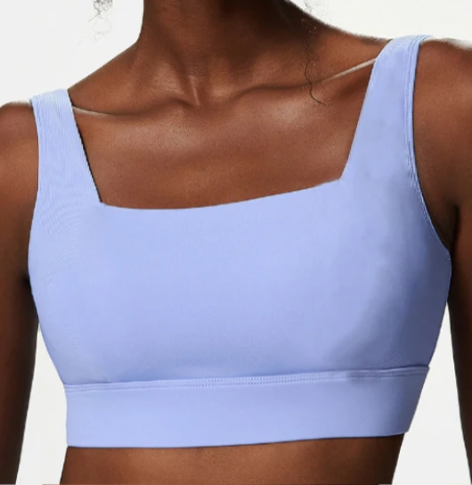 C135 # WOMEN RIBBED SPLICING BRA