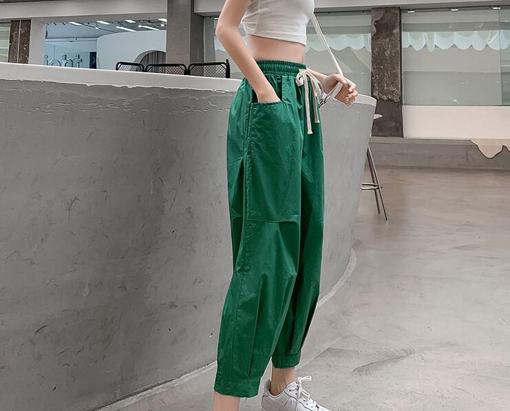 YM0081 # NEW CROP JOGGER POCKET LEGGING #LEG