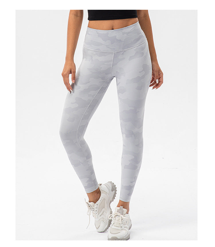 Women Workout Leggings High Waist Yoga Camo Leggings