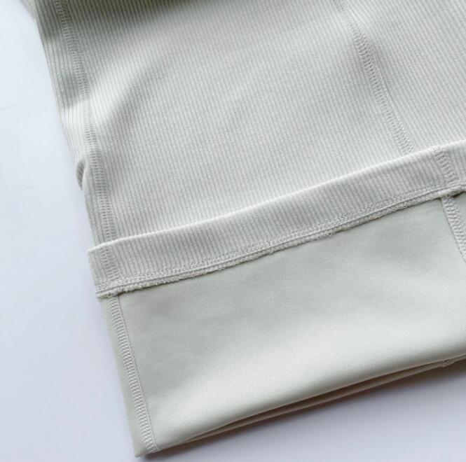 ribbed 25'' loose Pants For women