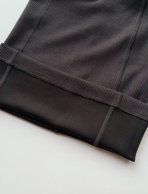 ribbed 25'' loose Pants For women