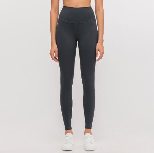 19037 # 4-way stretching yoga leggings Running Pants 25''   WAIST