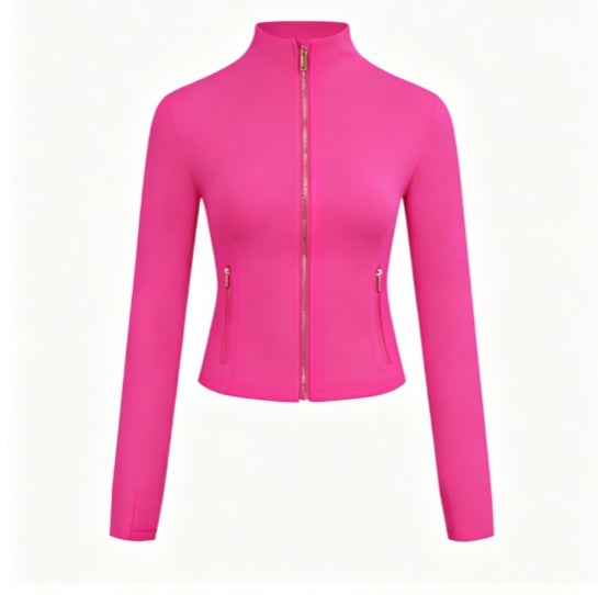 D-002 gold zipper jacket