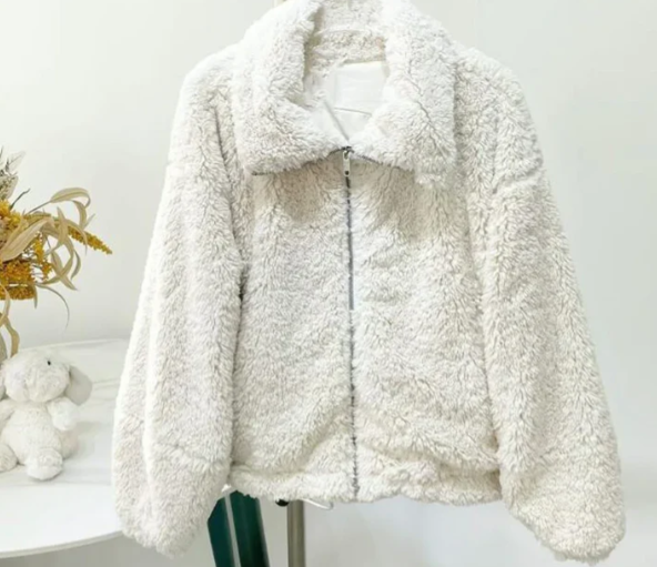 WOMEN'S LAMB WOOL JACKET #230062