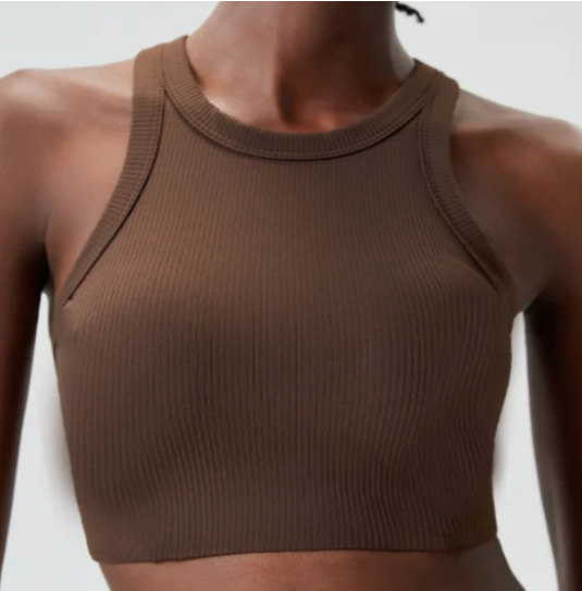 Shang Dong YB422+LP444 # RIBBED BRA RIBBED LEGGINGS