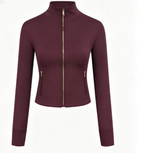 D-002 gold zipper jacket